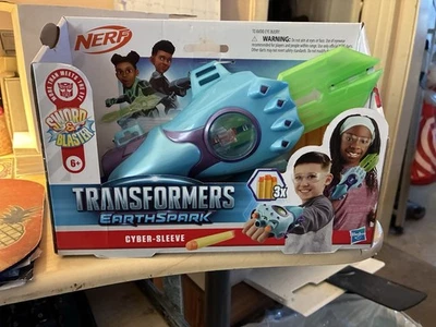 Nerf Transformers EarthSpark Cyber-Sleeve Battle Blaster Nuevo en caja Foto 1 de 2