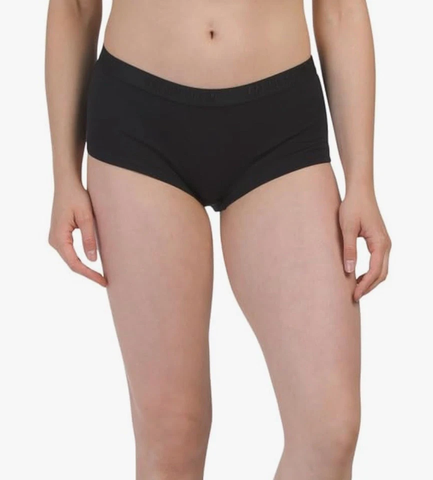 Paquete de 3 pantalones cortos para mujer Calvin Klein monocromáticos de algodón lila/carbón/gris talla L Foto 1 de 4