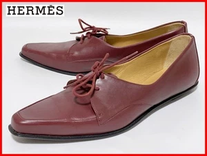 Hermes 36 23Cm Decolte Rosso Pelle Donna Jtl - Foto 1 di 10