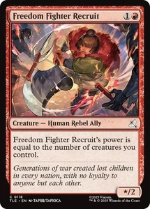 Freedom Fighter Recruit C 118 Non-Foil MTG TLE Magic - Picture 1 of 1