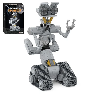 LITTLEDRAGONER 313 PCS Johnny 5 Robot Short Circuit Model MOC Building Blocks Toys Kids Gifts