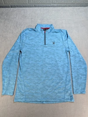 Camisa Spyder Para Hombre Rendimiento 1/4 Cremallera XL Manga Larga Esquí Deportes de Invierno Foto 1 de 4