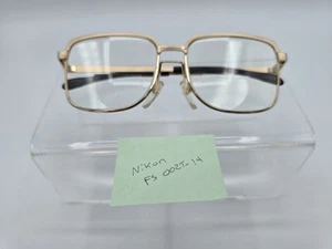 Nikon LAIRD LA8653T Eyeglasses 52□18-143 Made in Japan - Frames Only - See Pics! - Picture 1 of 12