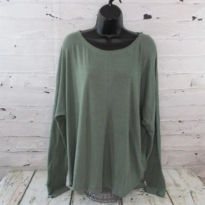Style & Co Women Size XL (16/18) Dolman Sleeve Relaxed Tunic Top Sage Green NEW - image 1 of 4