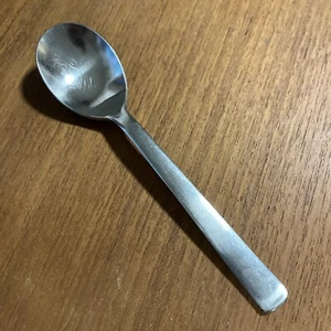 Ginkgo HELMICK WELCH MERIT SATIN Oval Place Soup Spoon 7" 18/10 Stainless - Picture 1 of 4
