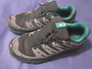 Salomon Women Shoes Synapse Hiking Athletic Trial Ortholite 145464 Black Sz 8.5