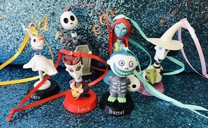 SET OF 6 NIGHTMARE BEFORE CHRISTMAS CHRISTMAS TREE DECORATIONS - Picture 1 of 8