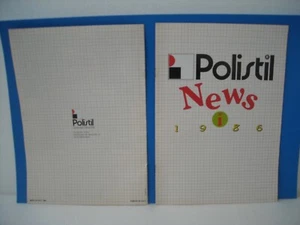 RARA BROCHURE 12 PAGINE NEWS N 1 POLISTIL ANNO '86 - Picture 1 of 1