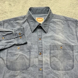 Vintage Banana Republic Shirt Mens Medium Blue Patina Classic Retro Preppy - Picture 1 of 11