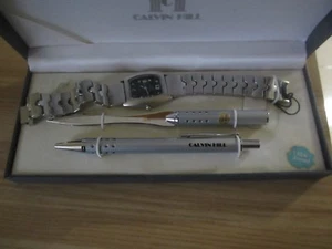JUEGO DE RELOJ, BOLÍGRAFO Y ABRECARTAS CALVIN HILL PARA HOMBRE - Imagen 1 de 3
