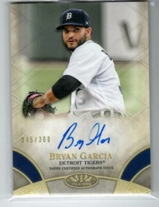 2021 Topps Tier One Autographs #BOABGA Bryan Garcia \300 (ref 168372) - Picture 1 of 1