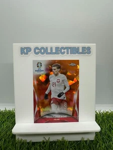 2024 Topps Chrome UEFA Euro Nicola Zalewski Orange /25 - Picture 1 of 1