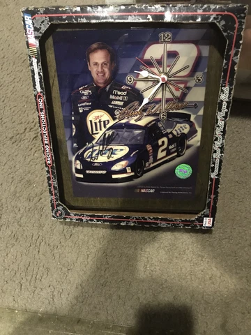 rusty wallace signed wall clock Cover