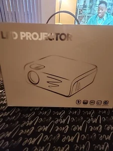 4K 400" LED Projector Native 1080P 5G WiFi Video Home Theater + 120" Screen Kit - Picture 1 of 3