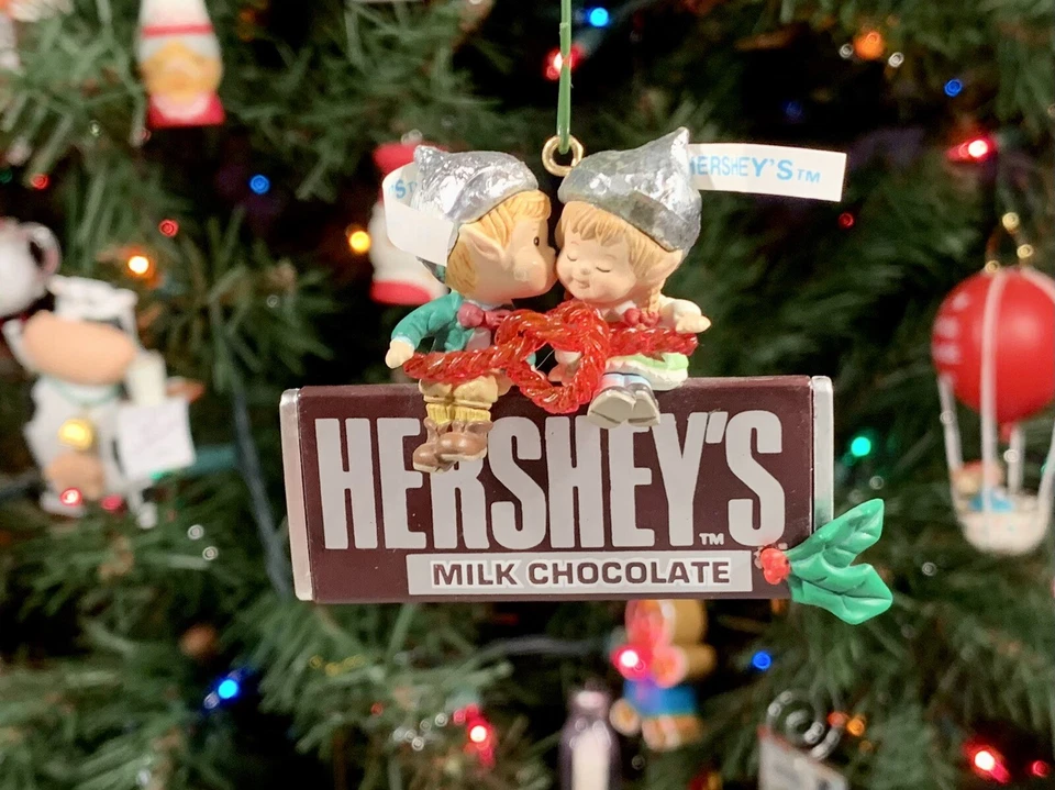 Vintage 1993 Enesco HERSHEY CHOCOLATE Ornament 🍫 SWEET SEASON’s EATINGS - Image 1 of 4