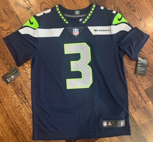 Russell Wilson Nike On Field  Seahawks jersey (Stitched Name & Number) - Picture 1 of 2