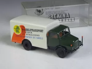 (YG-14) Brekina 71602 IFA S 4000 LKW VEB Handelstransport Rostock DDR in OVP - Bild 1 von 1