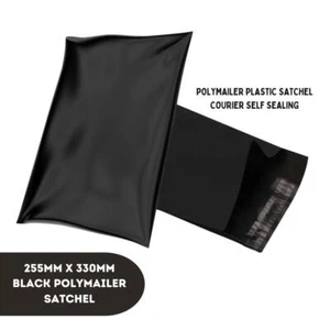 100pcs 255x 330mm Poly Mailer Plastic Satchel Courier Self Sealing Shipping Bag - Picture 1 of 8