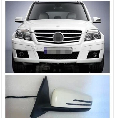 GLK Driver Side Mirror For Mercedes Benz X204 GLK350 GLK250 GLK300 Left White Foto 1 de 4