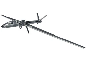 Q Glider Gray Metallic James Bond 007 "No Time To Die" (2021) Diecast Model CARZ - Picture 1 of 2