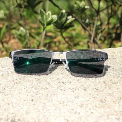 Men's Photochromic Reading Glasses Fashion Big Transition Presbyopia Reader - image 1 of 4