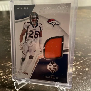 2019 Panini Limited Football Game-Day Swatches Chris Harris Jr. Denver Broncos - Bild 1 von 2