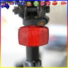 Bicycle Front Rear Reflective Lens MTB Road Bike Night Safe Warning (Red) #