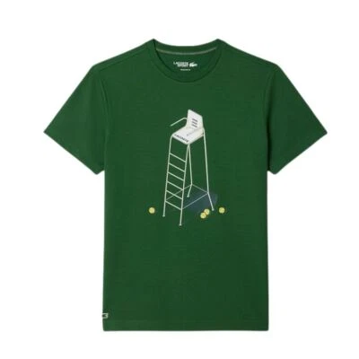 Lacoste T-Shirt Sport Rundhalsausschnitt Herren Grün