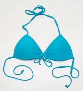 Women's Body Glove Push Up Add Cup Size Bikini Top Blue XS X-Small - Picture 1 of 6