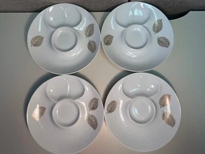 Jean Luce Paris France, Mid-Century, Porcelain Artichoke Plate, Set #3 - Picture 1 of 7
