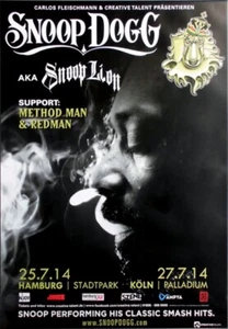 SNOOP DOGG - 2014 - Plakat - Hip Hop - In Concert Tour - Poster - Hamburg - Bild 1 von 1