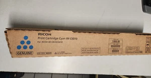 Genuine Ricoh Cyan Toner Cartridge IM C6010 - 842529 - NEW - Afbeelding 1 van 3