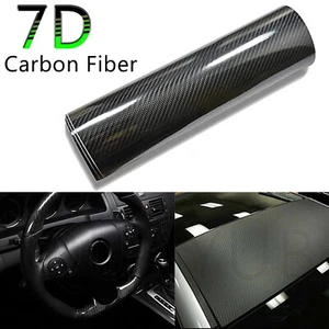 【7D Gloss】 Ultra Shining Carbon Fibre Vinyl Wrap Film Sticker 5D Upgraded - Bild 1 von 10