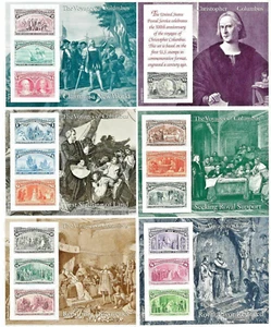 STATI UNITI 1992 ANNIVERSARIO SCOPERTA DELL' AMERICA 6 B.F. NUOVI MNH** (C.6) - Foto 1 di 1
