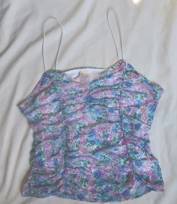 Correas de espagueti florales cami sin mangas grandes talla 11-13 para jóvenes sin límites - ¡Nuevo! Foto 1 de 4