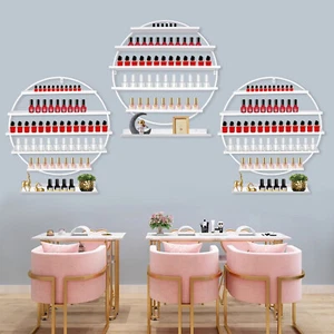 3PCS 5 Schichte Nagellack Regal St?nder Wand Organizer Halter Metallregal Regale - Bild 1 von 17