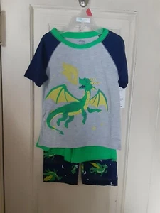 Carter's Child of Mine Boy's 3 Piece Pajama Set Size 4   NEW WITH TAGS - Picture 1 of 3