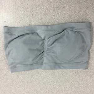 Mae Women's Seamless Bandeau Bra (for A-C Cups) Size S/M Light Gray B074HLPGVX - Picture 1 of 5