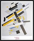 Malewitsch Poster Kunstdruck Bild im Alu Rahmen Suprematismo Supremus 90x70cm
