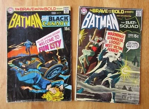 Lot of *2* BRAVE & THE BOLD (Batman): #91 *Black Canary!* (VG), 92 (VG+) - Picture 1 of 8