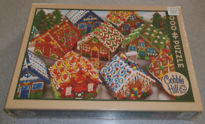 Cobble Hill "Gingerbread Houses" 1000 Piece Jigsaw Puzzle Christmas 2014 NEW
