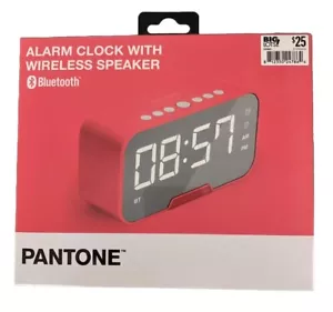 PANTONE Alarm Clock With Wireless Speaker with Bluetooth New In Box - Picture 1 of 5