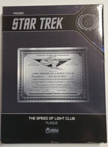 Placa de utilería Star Trek Picard The Speed of Light Club - Imagen 1 de 2