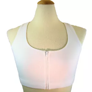 Denise Austin QVC F28835 Innenformer Komfort-BH von Danskin WEISS Größe L - Bild 1 von 2