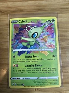 Pokémon TCG Celebi Vivid Voltage 009/185 Holo Amazing Rare - Picture 1 of 2