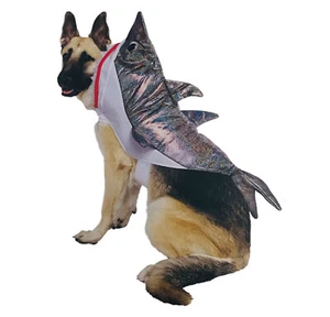 Nuevo Disfraz de Tiburón para Perro Mascota Talla Grande Nuevo con Etiquetas - Imagen 1 de 5