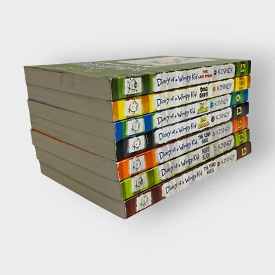 Lot of 7 Diary of a Wimpy Kid Books | Paperback | Jeff Kinney - Image 1 of 4