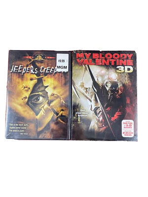 Halloween Party Movie Lot: Jeepers Creepers & My Bloody Valentine 3D DVD - Imagem 1 de 2