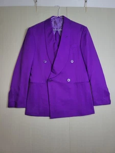 Ralph Lauren Purple Label Kent Handmade Silk Gabardine Jacket Mens 36S $5495 - Picture 1 of 12