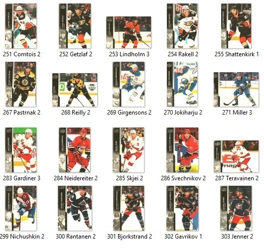 2021-22 UD Hockey Series 2 #251-450 - Pick your card - Image 1 of 1